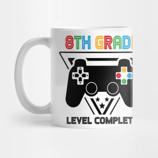 8th Grade Level Complete Graduation Gamer Boys Kids Mug